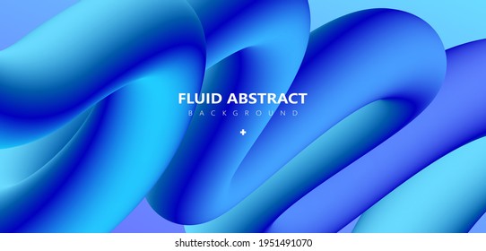 Trendy colorful fluid gradient abstract background