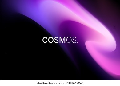 Trendy Colorful Fluid Gradient Design. Abstract Minimalistic Backdrop. Color Flow