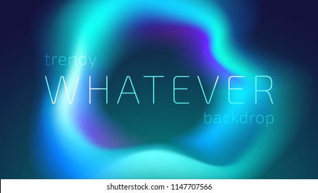 Trendy Colorful Fluid Gradient Shape Isolated on Background. Futuristic Design Backdrop for Banner, Poster, Cover, Flyer, Presentation, Advertising, Intitational Card, Website and Mobile Usage