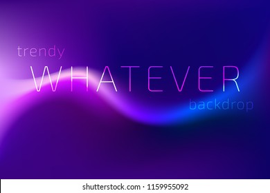 Trendy Colorful Fluid Gradient Shape Background with Place fo Text. Backdrop for Banner, Poster, Cover, Flyer, Presentation, Advertising, Intitational Card, Website and Mobile Usage