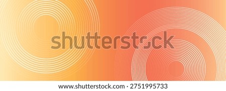 Trendy colorful gradient abstract background with dynamic and elegant white circle lines design. Minimalist and modern vector concept for poster, cover, banner, flyer, brochure, presentation. VOL. 2