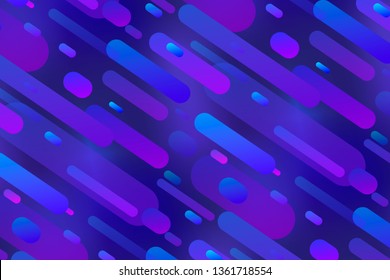Trendy colorful gradient shapes composition, abstract background with blue lines