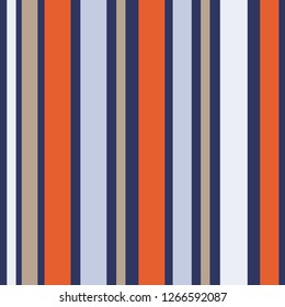 Trendy Colorful seamless stripes pattern. Creative bright colored Abstract vector background. Stylish colors for wrapping paper, wallpaper, fabric print.