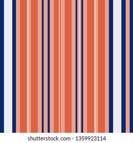 Trendy Colorful seamless stripes pattern. Creative bright colored Abstract vector background. Stylish colors for wrapping paper, wallpaper, fabric print.