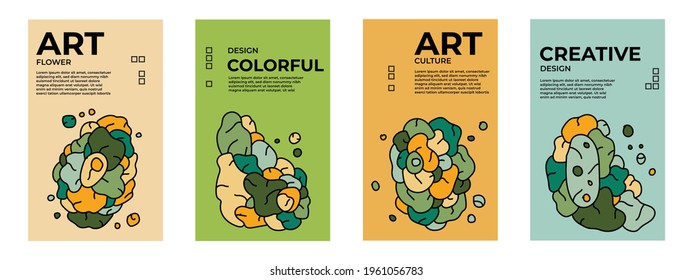 Trendy Colorful Template with Dummy Text for Poster Abstract Design, Book Cover, Event, Website, Promotion, and Digital Print.