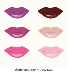 trendy colors of lips