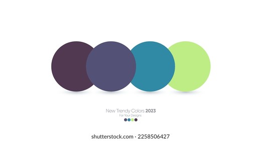 The trendy combination of pastel colors palette 2023 for fashion, Interiors Design, Web Design, Mobile Applications, Social Media Templates, UX and UI designs, and Drawing.