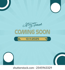 trendy coming soon web release background