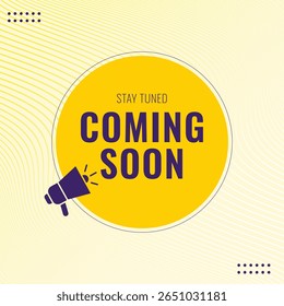 trendy coming soon web release background	