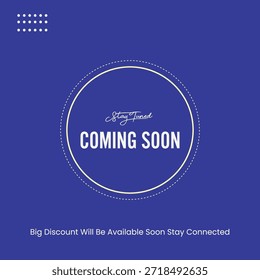 trendy coming soon web release background