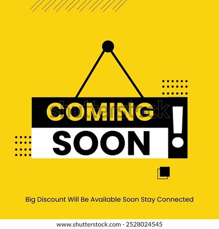 trendy coming soon web release background