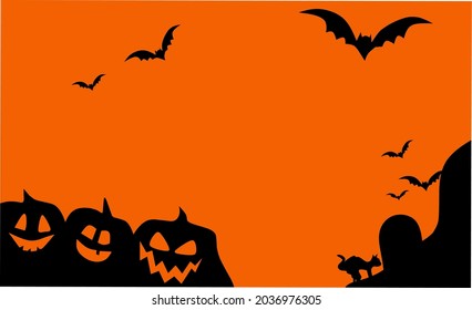 trendy contemporary artistic halloween day background illustration