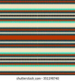 Trendy, contemporary ethnic seamless pattern, embroidery cross, ikat, squares, diamonds, stripe.