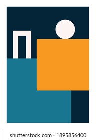 Trendy contemporary geometric organic shapes, Abstract geometric shapes artwork, Perfect shapes vector to use in branding, poster, prints, packaging, wall art, for social media