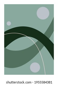 Trendy contemporary geometric organic shapes, Abstract geometric shapes artwork, Perfect shapes vector to use in branding, poster, prints, packaging, wall art, for social media