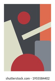 Trendy contemporary geometric organic shapes, Abstract geometric shapes artwork, Perfect shapes vector to use in branding, poster, prints, packaging, wall art, for social media
