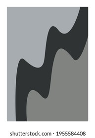 Trendy contemporary geometric organic shapes, Abstract geometric shapes artwork, Perfect shapes vector to use in branding, poster, prints, packaging, wall art, for social media