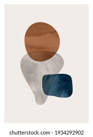 Trendy contemporary set of abstract creative minimalist  compositions for background,  wall decoration, postcard or brochure cover design art.  
EPS10 vector.