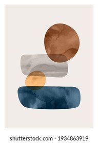 Trendy contemporary set of abstract creative minimalist  compositions for background,  wall decoration, postcard or brochure cover design art.  
EPS10 vector.