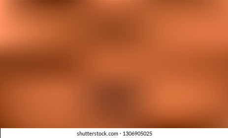 Trendy cool gradient vector illustration blur bokeh background old copper bronze tone color. Template for business, web, card, poster
