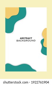 trendy cover background. Trendy abstract colorful liquid shape for banners, placards, cover book, poster, flyer, social media story, and page layout design