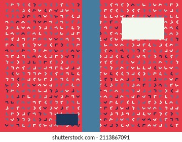 Portada de moda. Un diseño abstracto genial. Patrón y máscara sin inconvenientes, fácil de redimensionar. Para cuadernos, planificadores, folletos, libros, catálogos, etc.