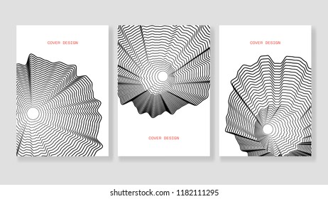 Trendy cover design template. Vector image.