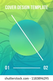 Trendy cover design template. Vector illustration.