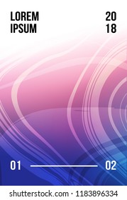 Trendy cover design template. Vector illustration.