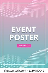Trendy cover design template. Vector image.