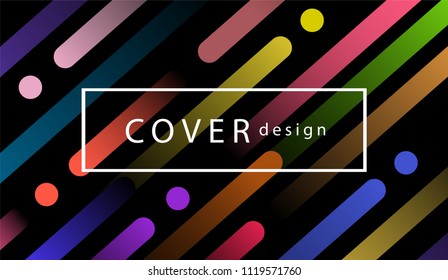 Trendy covers or backgrounds for placard, poster, magazine, brochure, flyer or banner design.
Minimal geometric abstract graphic bauhaus geometric elements and shapes. 
Vector eps10 illustration