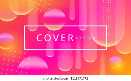 Trendy covers or backgrounds for placard, poster, magazine, brochure, flyer or banner design.
Minimal geometric abstract graphic bauhaus geometric elements and shapes. 
Vector eps10 illustration