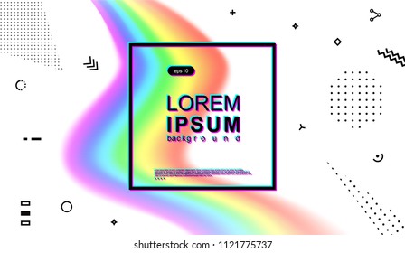 Trendy covers or backgrounds for placard, poster, magazine, brochure, flyer or banner design.
Minimal geometric abstract graphic fluid geometric elements and shapes. 
Vector eps10 illustration

