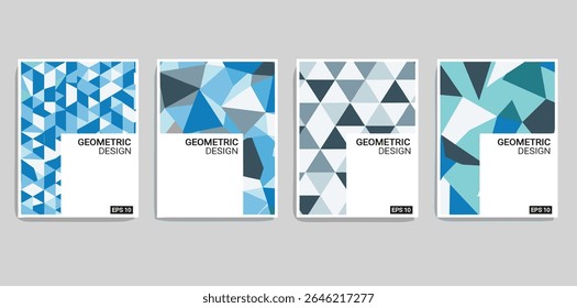 Design de capas na moda. Composições mínimas de formas geométricas. Aplicável a brochuras, cartazes, capas e faixas.
