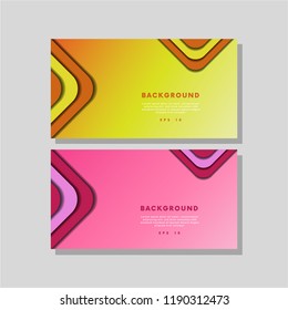 Trendy covers flat design. Simple blending overlap colorful background. Eps10 vector illustration