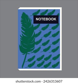 Juego de fundas de moda. Diseño abstracto y floral fresco. Patrón y máscara sin costuras utilizados, fácil de cambiar de tamaño. Para cuadernos, planificadores, folletos, libros, catálogos, etc. Ilustración vectorial.