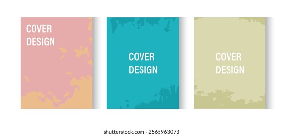 Trendy covers set. Minimalist vector templates. Abstract contemporary templates, covers, placards, brochures, banners, flyers, backgrounds.	