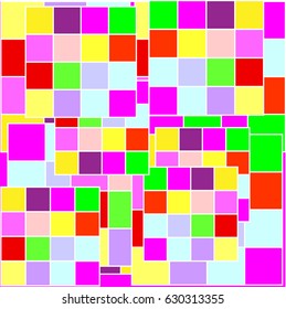 trendy creative colorful squares texture background