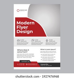 trendy creative corporate flyer design