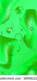 Trendy creative vector space gradient. Abstract vector cover.  Creative fluid background from current shapes to design trendy abstract covers, banners, posters, booklets.