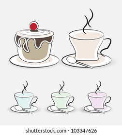 trendy cup set