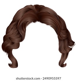 trendy curly men's haircut dark brown brunette. medium length. 
beauty style .