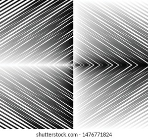 Trendy Curve Lines Background. Abstract Background with Wavy Lines 