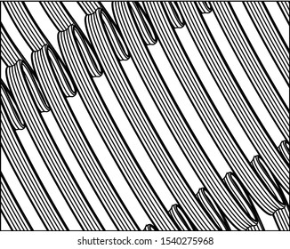Trendy Curve Lines Background. Abstract Background with Wavy Lines