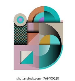 Trendy curvy geometric memphis elements colorful design. Retro 90’s style texture, pattern and elements. Modern abstract culture background design and cover template.