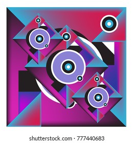 Trendy curvy geometric memphis elements colorful design. Retro 90’s style texture, pattern and elements. Modern abstract culture background design and cover template.