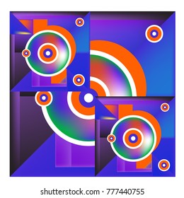 Trendy curvy geometric memphis elements colorful design. Retro 90’s style texture, pattern and elements. Modern abstract culture background design and cover template.