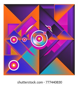 Trendy curvy geometric memphis elements colorful design. Retro 90’s style texture, pattern and elements. Modern abstract culture background design and cover template.