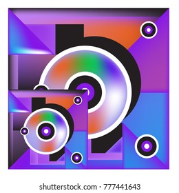 Trendy curvy geometric memphis elements colorful design. Retro 90’s style texture, pattern and elements. Modern abstract culture background design and cover template.