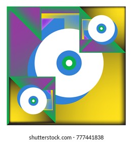 Trendy curvy geometric memphis elements colorful design. Retro 90’s style texture, pattern and elements. Modern abstract culture background design and cover template.